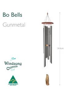 Bo Bells Wind Chime - Gunmetal