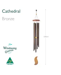 Cathedral Wind Chime - Bronze