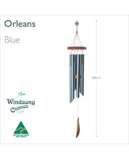 Orleans Wind Chime - Blue