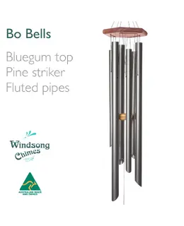 Bo Bells Wind Chime - Gunmetal