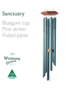 Sanctuary Wind Chime - Blue