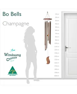 Bo Bells Wind Chime - Champagne