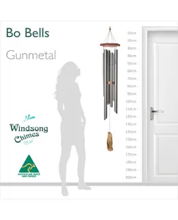 Bo Bells Wind Chime - Gunmetal