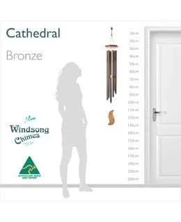 Cathedral Wind Chime - Bronze