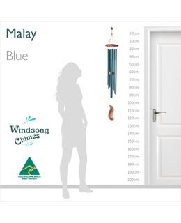 Malay Wind Chime - Blue