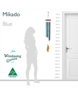 Mikado Wind Chime - Blue