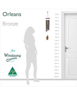 Orleans Wind Chime - Bronze