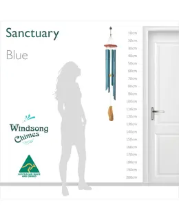 Sanctuary Wind Chime - Blue