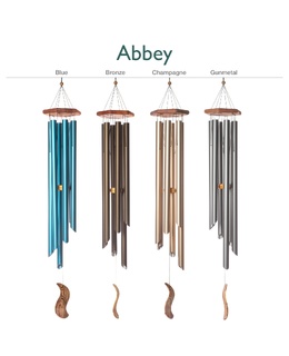 Abbey Wind Chime (3 Pipe) - Blue