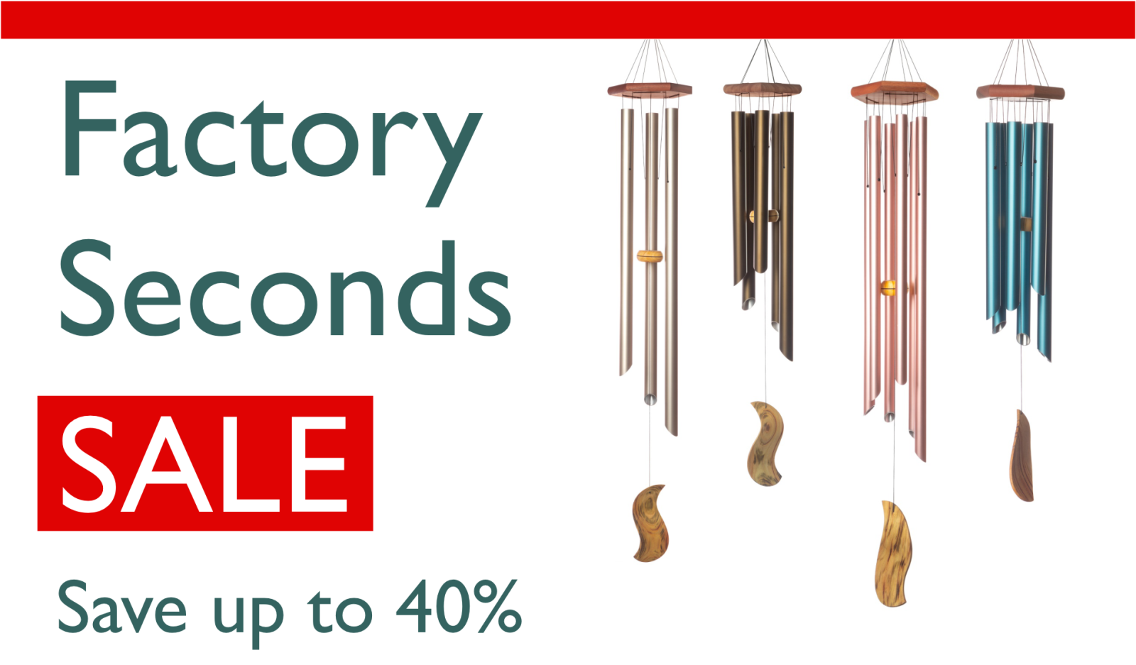 Factory Seconds Wind Chimes on sale now