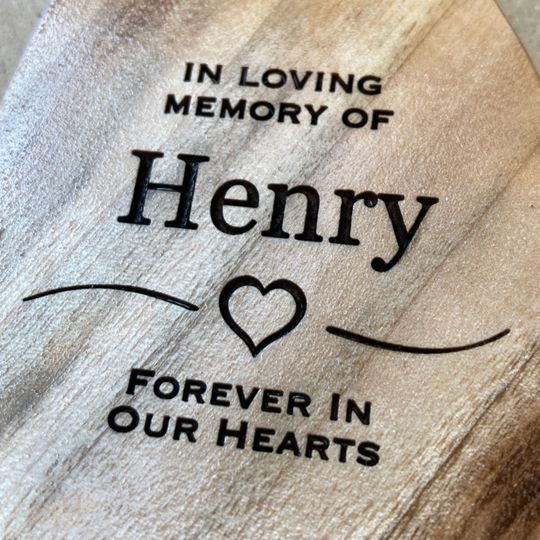 In loving memory of Henry